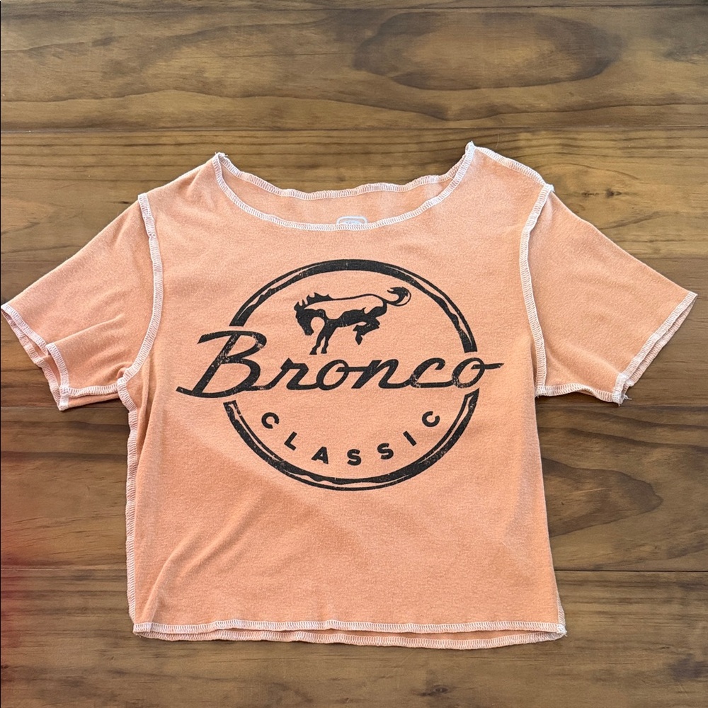 Ford Peach Bronco Classic Short Sleeve Tee